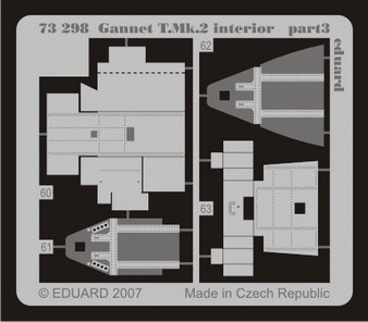 Eduard 73298 Gannet T. Mk.2 interior 1/72 TRUMPETER – Bild 3