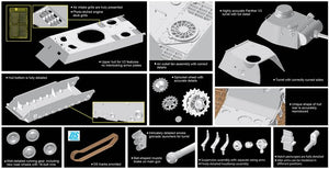 Dragon 6830 Panther Ausf.D V2 Versuchsserie 1/35 – Bild 3