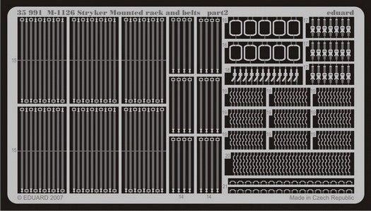 Eduard 35991 M-1126 Mounted rack and belts 1/35 Trumpeter – image 2