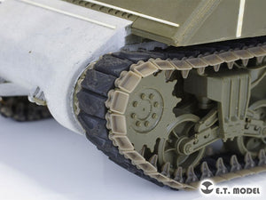 ET Model P35-093 WWII US ARMY M4 Sherman Extended End Connectors &amp;quot;Duck bill&amp;quot; type 1 1/35 – immagine 3