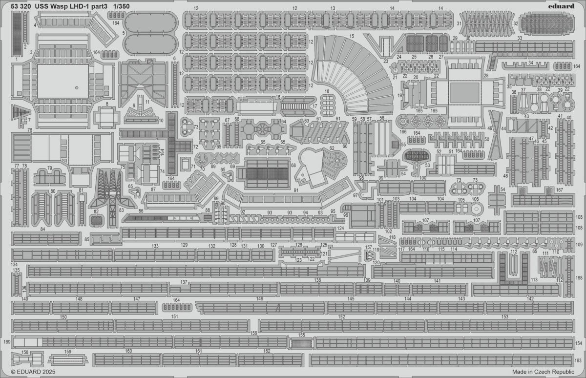 Eduard BIG5376 USS Wasp LHD-1 PART 1 TRUMPETER 1/350 – image 3
