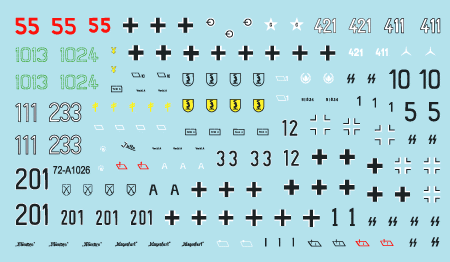 Star Decals 72-A1026 German tanks in Italy # 6. Sturmgeschutz. 1/72 – Bild 3