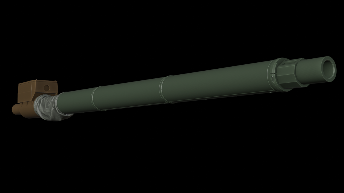 Panzer Art GB35-161 GIAT CCN120-26 Gun barrel for MBT “Leclerc” 1/35 – obrázek 2