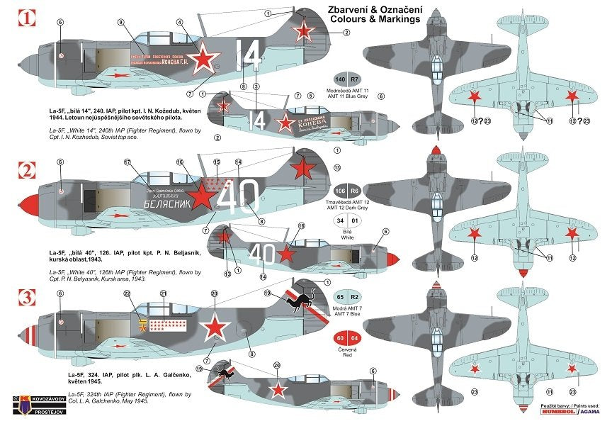 Kovozavody Prostejov KPM0175 La-5F “Aces” 1/72 – image 2