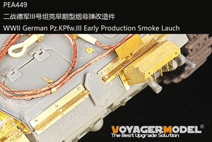 Voyager Model PEA449 WWII German Pz.KPfw.III Early Production Smoke Lauch (GP) 1/35 – image 2