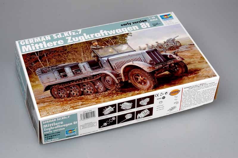 Trumpeter 01514 Sd.Kfz.7 Mittlere Zugkraftwagen 8t early version 1/35 – image 2