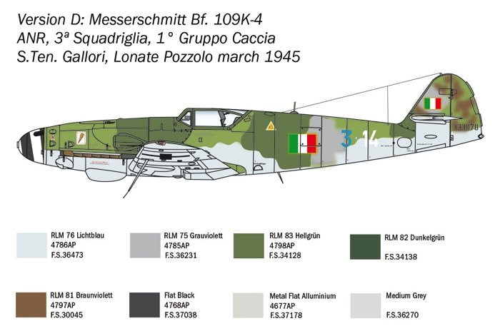 Italeri 2805 Bf 109 K-4 1/48 – Bild 9