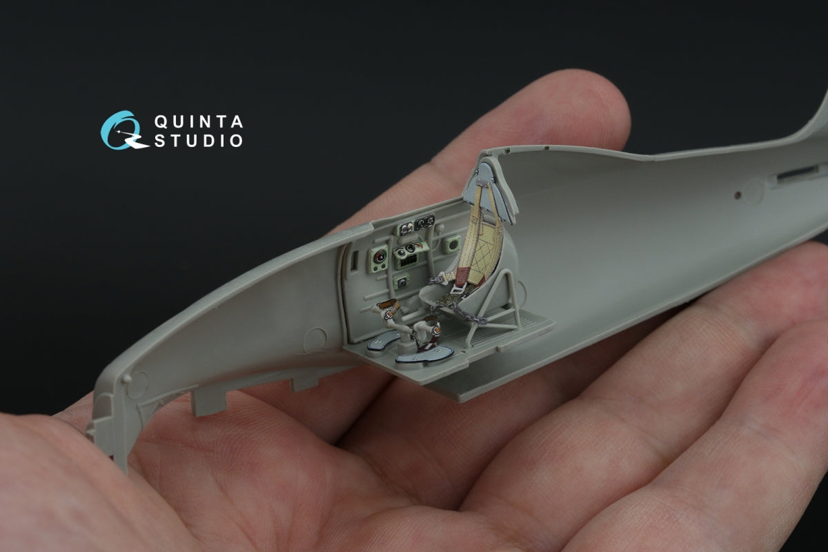 Quinta Studio QD48467 Macchi MC.200 Saetta (Late) 3D-Printed colored Interior on decal paper (Italeri/Tamiya) 1/48 – obrázek 12