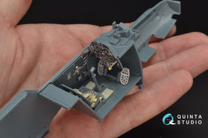 Quinta Studio QD32048 Bf 109E-3 3D-Printed &amp;amp; colored Interior on decal paper (for Eduard kit) 1/32 – Bild 8