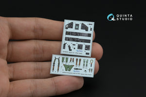Quinta Studio QD48606 Jaguar Gr.1 3D-Printed &amp;amp; colored Interior on decal paper (Kitty Hawk) 1/48 – image 9