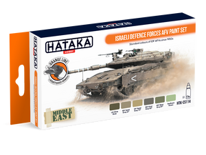 Hataka HTK-CS114 Israeli Defense Forces AFV Paint Set 6x17 ml – Bild 3