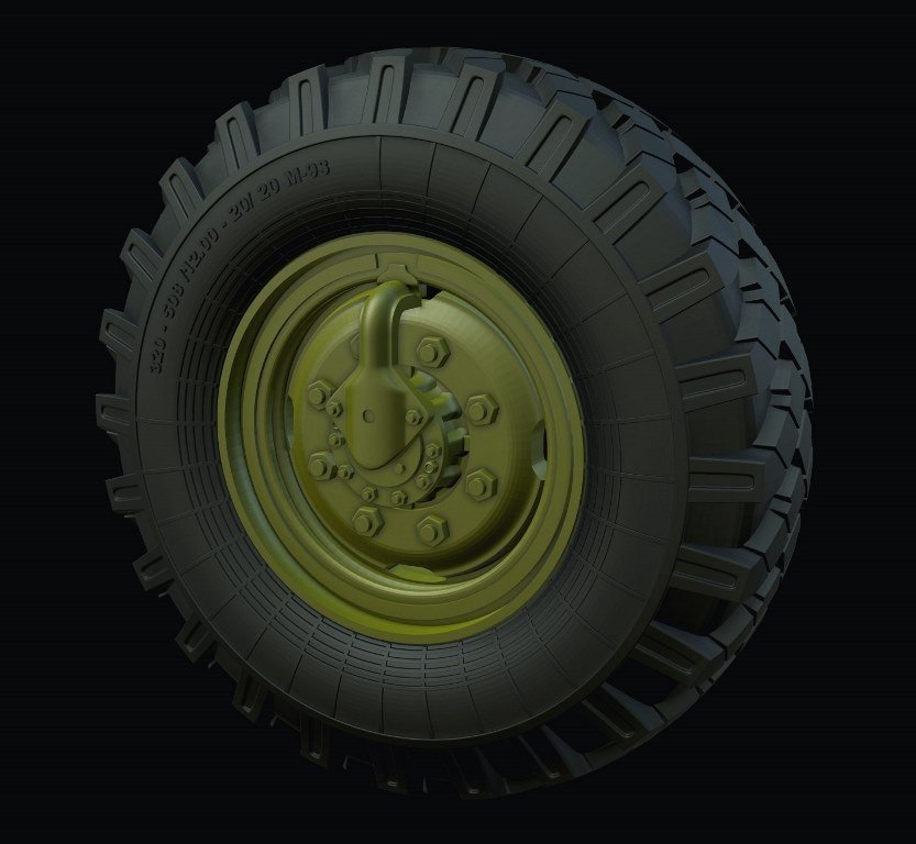 Panzer Art RE35-535 ZiL-131 road wheels 1/35 – obrázek 2