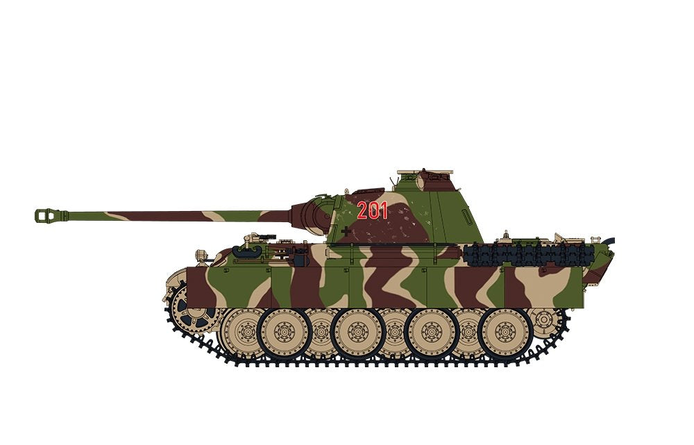 Meng Model TS-052 German Medium Tank Sd.Kfz. 171 Panther Ausf.G Early/Ausf.G with Air Defense Armor 1/35 – Bild 13