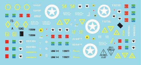 Star Decals 72-A1040 British Sharpshooters 75th D-Day Special. Sherman tanks of 3rd/4th County of London Yeomanry 1/72 – Bild 3