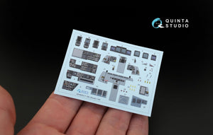 Quinta Studio QD48052 F-15E 3D-Printed &amp;amp; colored Interior on decal paper (for Revell kit) 1/48 – image 6