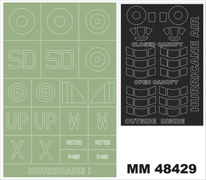 Montex MM48429 HURRICANE AND AIRFIX 5127 1/48
