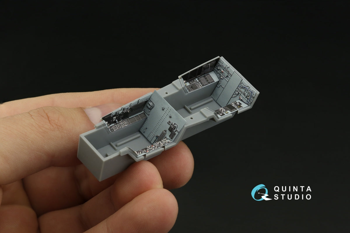 Quinta Studio QD48373 F/A-18F late / EA-18G 3D-Printed &amp;amp; colored Interior on decal paper (Hobby Boss) 1/48 – obrázek 11