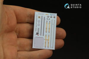 Quinta Studio QD48298 Fokker EV-DVIII 3D-Printed &amp;amp; colored Interior on decal paper (Eduard) 1/48 – immagine 2