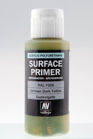 Vallejo 73604 Surface Primer German Dark Yellow 60ml