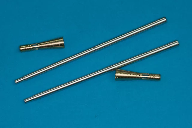RB Model 35B105 5.5cm Flak barrels Used in prototype of E-50 &amp;quot;Flakpanzer&amp;quot; Set include 2 complete barrels 1/35 – imagen 4