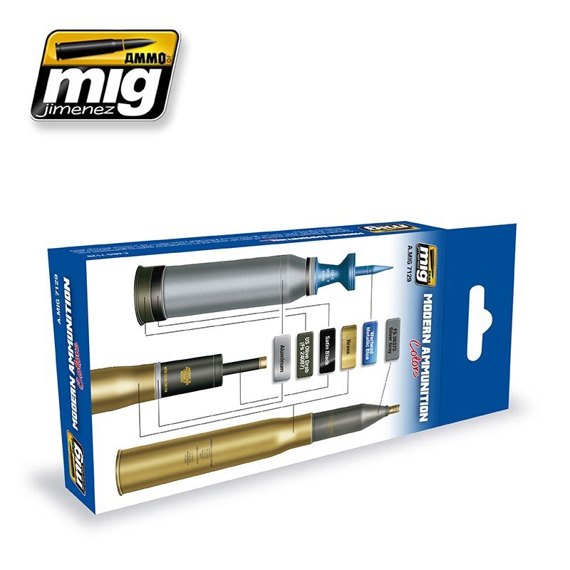 AMMO Mig 7129 MODERN AMMUNITION SET 6x17ml – image 2