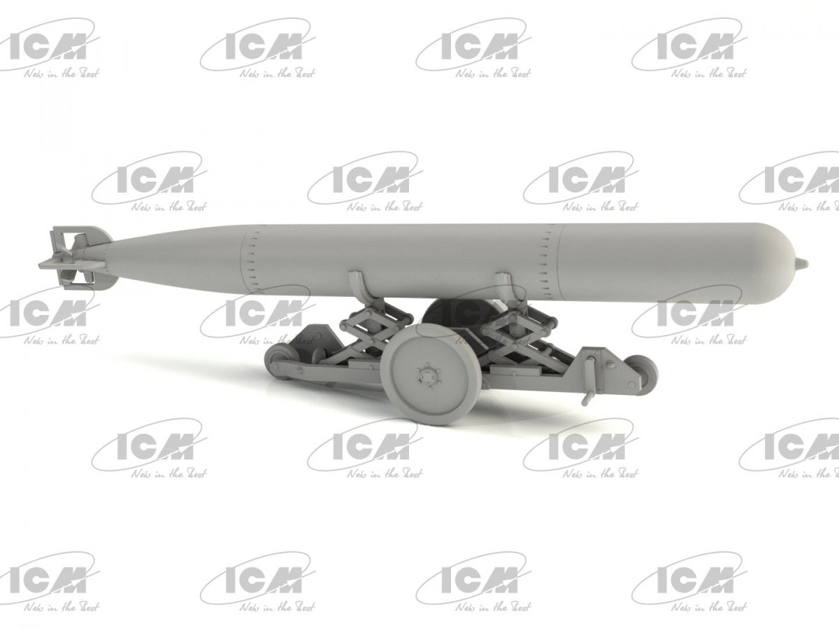 ICM 48405 WWII British Torpedo Trailer 1/48 – obrázek 4