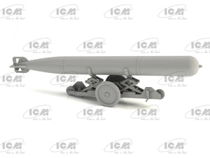 ICM 48405 WWII British Torpedo Trailer 1/48 – obrázek 4