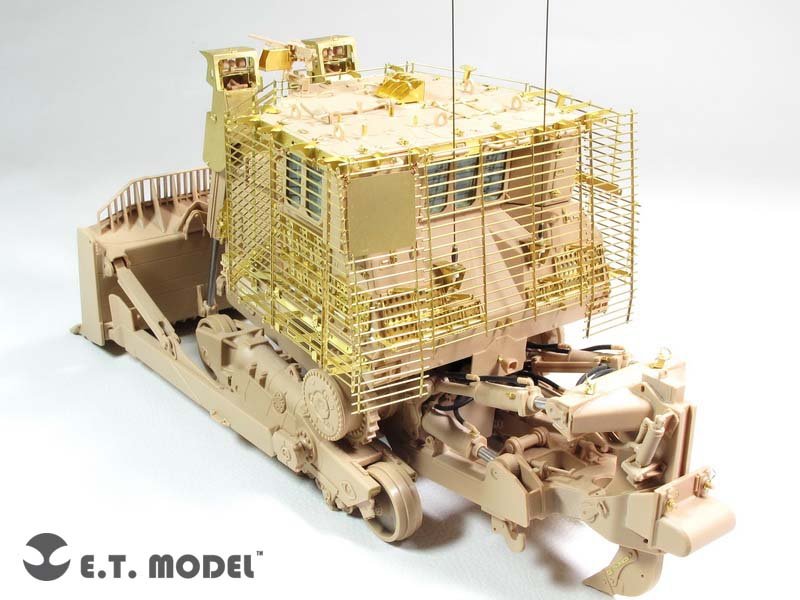 ET Model E35-211 Israeli D9R Armored BullDozer slat armor (For MENG SS-002) (1/35) – immagine 4