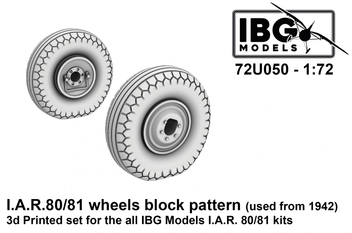 IBG 72U050 IAR 80/81 Wheels Block Pattern (used from 1942) 1/72