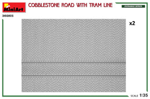 Miniart 36065 COBBLESTONE ROAD WITH TRAM LINE 1/35 – image 2