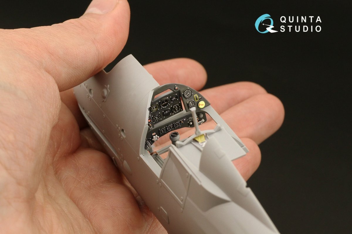 Quinta Studio QD32135 Gloster Gladiator Mk II 3D-Printed &amp;amp; coloured Interior on decal paper (ICM) 1/32 – zdjęcie 5