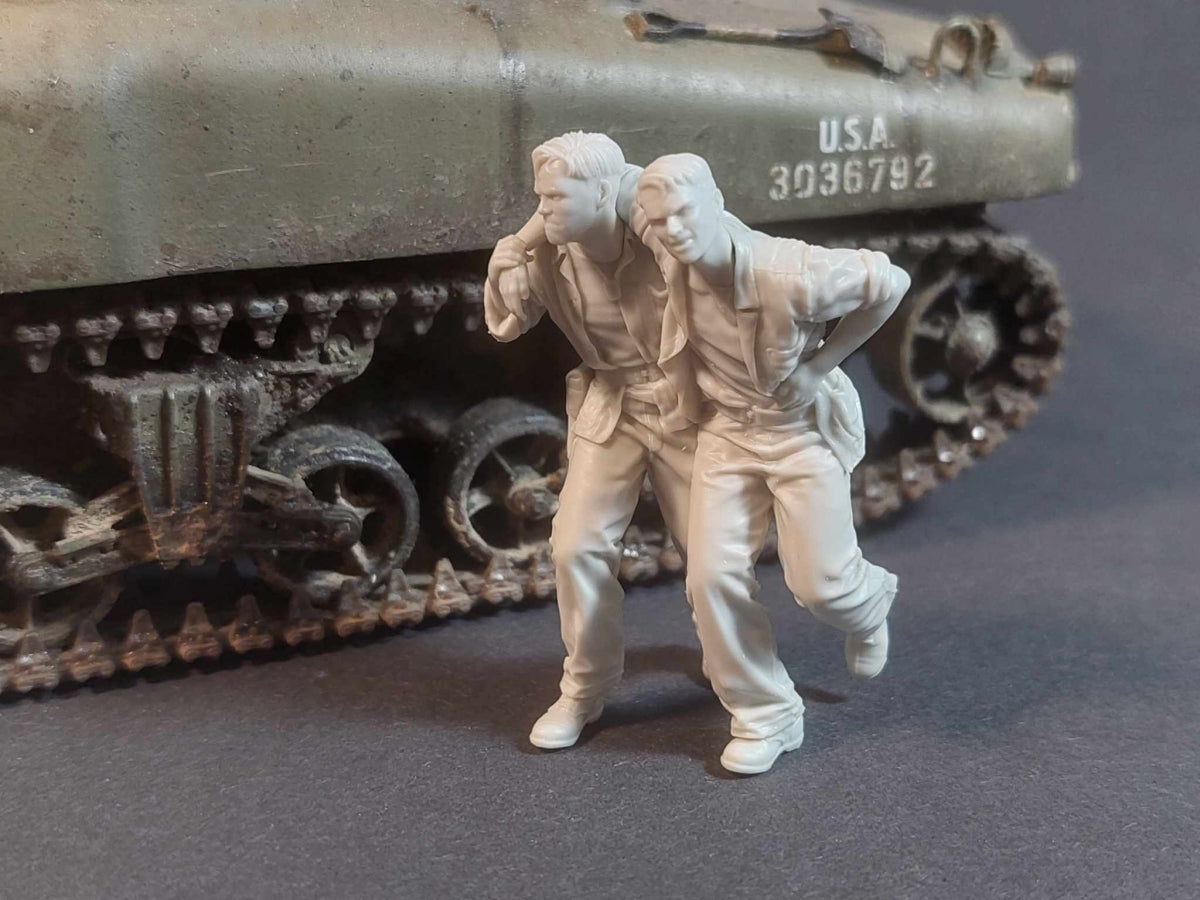 Panzer Art FI35-208 USMC wounded tankers set 1/35 – image 3