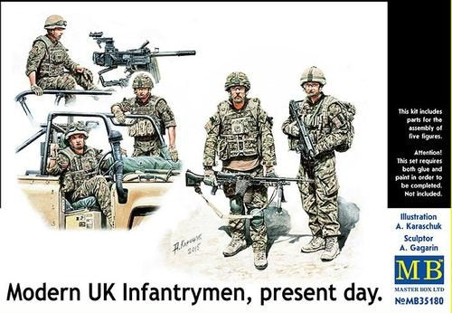Master Box 35180 Modern UK Infantrymen, present day 1/35