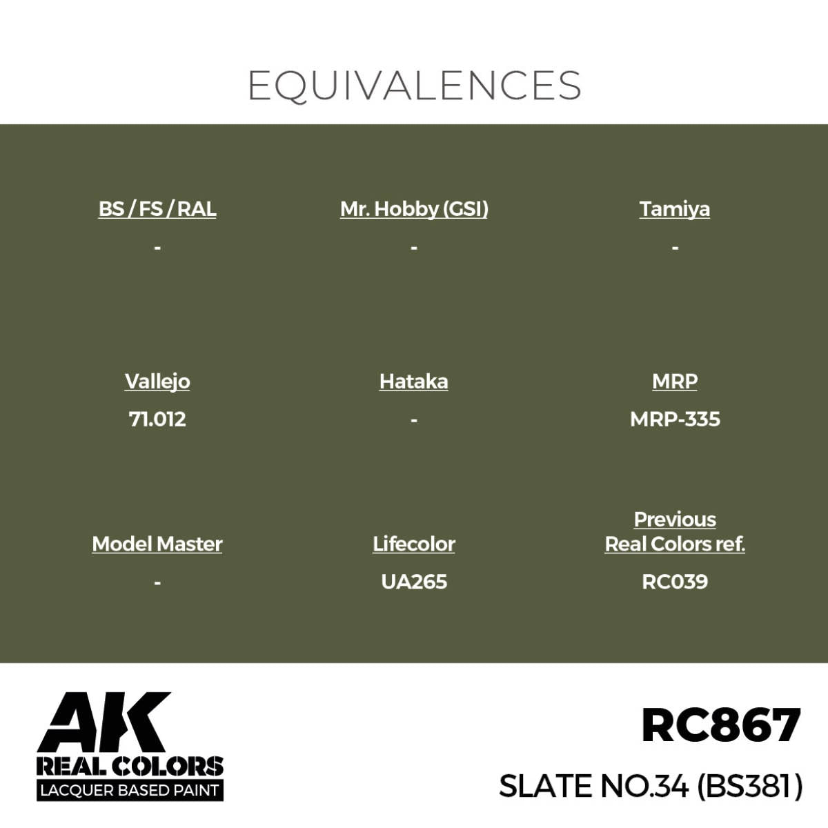 AK Interactive RC867 Slate No.34 (BS381) 17 ml – image 3