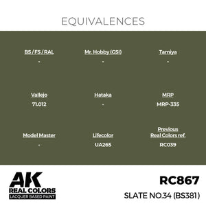 AK Interactive RC867 Slate No.34 (BS381) 17 ml – image 3
