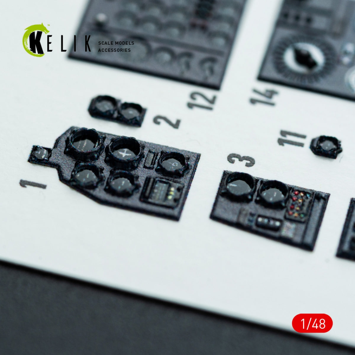 Kelik K48142 Do-217 K/M - interior 3D decals for ICM kit 1/48