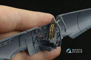 Quinta Studio QD48205 Spitfire Mk.II 3D-Printed &amp;amp; colored Interior on decal paper (Eduard) 1/48 – image 5