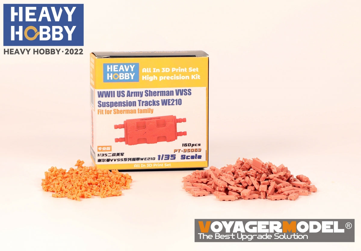 Heavy Hobby PT35063 WWII US Army Sherman VVSS Suspension Tracks WE210 1/35 – Bild 2