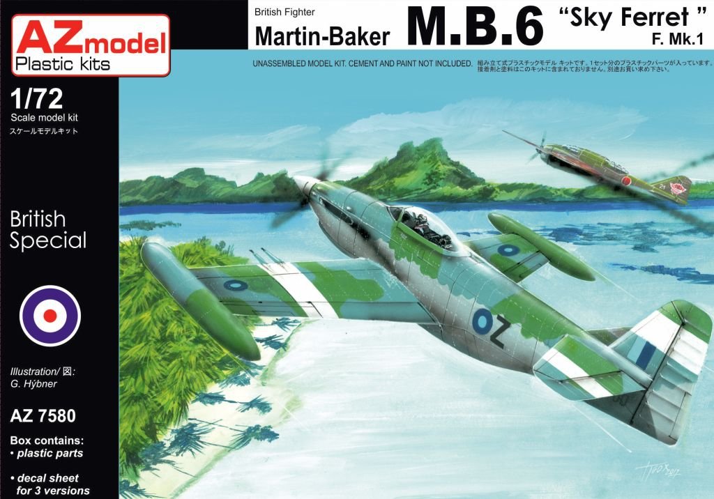 AZ Model AZ7580 Martin Baker MB.6 Sky Ferret 1/72