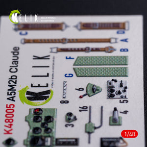 KELIK K48005 A5M2B Claude interior 3D decals for WingsyKits kit 1/48 – image 3