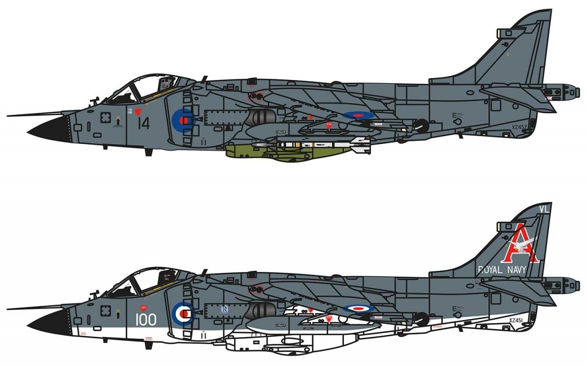 Airfix 04051A BAe Sea Harrier FRS.1 1/72 – obrázek 2