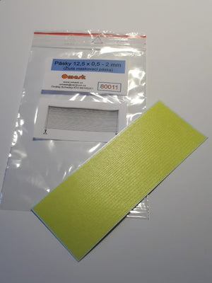 Omask 80011 Stripes 12 x 0.5 - 2 mm (yellow masking tape)