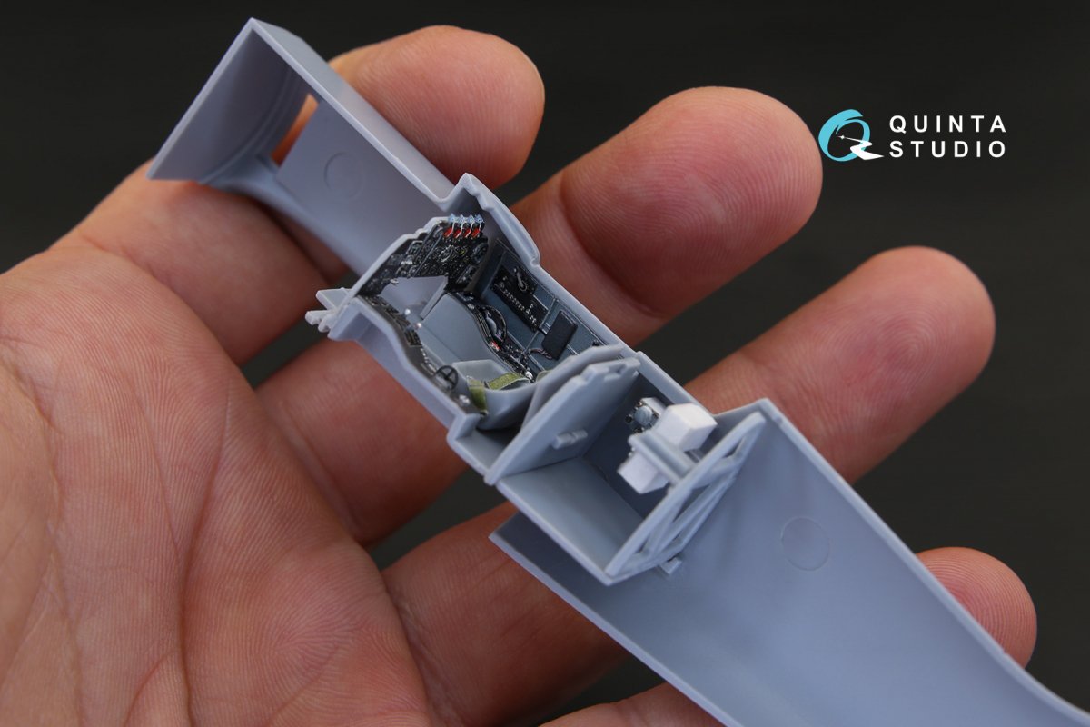 Quinta Studio QD48023 La-9 3D-Printed &amp;amp; colored Interior on decal paper (for ARK kit) 1/48 – image 9
