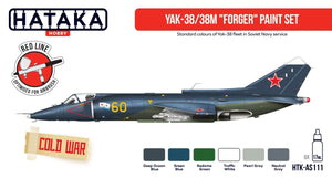 Hataka Hobby HTK-AS111 Yak-38/38M &amp;quot;Forger&amp;quot; paint set (6x17ml)