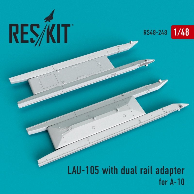 RESKIT RS48-0248 Lanceur LAU-105 (2 pièces) 1/48