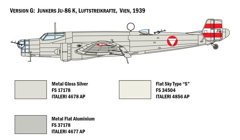 Italeri 1391 JU 86 E1/E2 1/72 – image 9