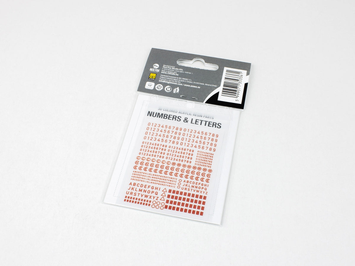 Red Fox Studio QS-35017 Numbers and Letters for US AFV&amp;#39;s vol.01 1/35 – image 2