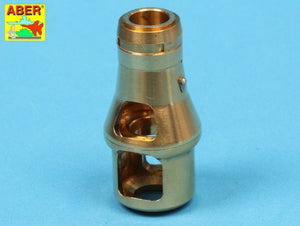 Aber 16L-09 Late muzzle brake for the barrel used on the late version of the Tiger I, King Tiger tank (Henschel turret) / Late muzzle brake used on German 8.8cm barrel Tiger I- late and Tiger II (Henschel turret) 1/16 – image 11