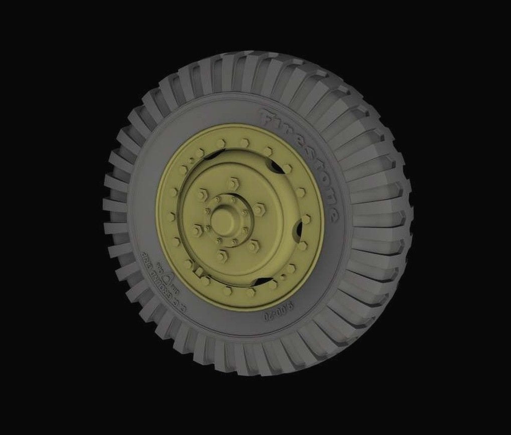 Panzer Art RE35-525 Front road wheels for M3 “Half Track” (Firestone) 1/35