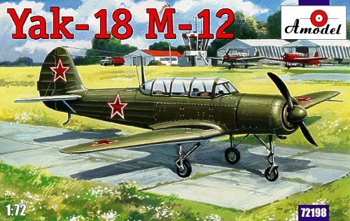 A-Model 72198 Soviet Yakovlev Yak-18 M-12 Two-Seat Trainer plane 1/72